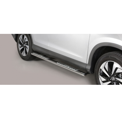Estriberas Laterales Ovaladas Acero Inox Honda Cr-V 16>   Misutonida Italia