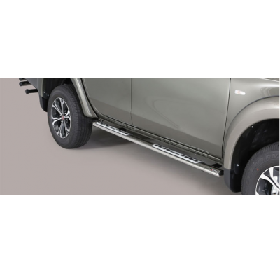 Estriberas Laterales Ovaladas Acero Inox Fiat Fullback D.C. 16>   Misutonida Italia
