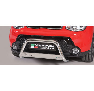 Defensa Delantera Acero Inox Homologacion Ec Kia Soul 14> Diametro 63mm Misutonida