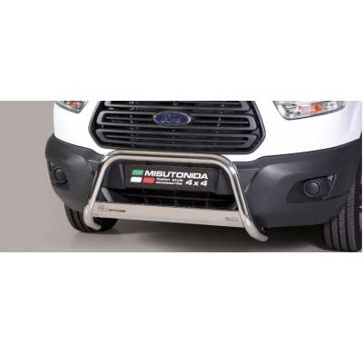 Defensa Delantera Acero Inox Homologacion Ec Ford Transit 14 > Diametro 63mm Misutonida