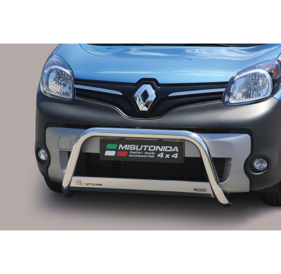 Defensa Delantera Acero Inox Homologacion Ec Renault Kangoo 14> Diametro 63mm Misutonida