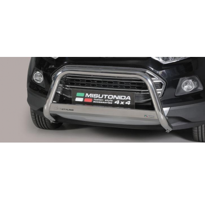 Defensa Delantera Acero Inox Ford Ecosport 14> - Diametro 63mm - Homologacion Ce