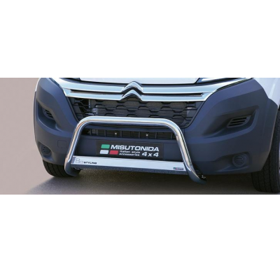 Defensa Delantera Acero Inox CITROEN Jumper 2024> - diametro 63mm - Homologacion CE