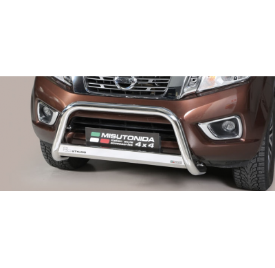 Defensa Delantera Acero Inox Nissan Np 300 Navara 16> Diametro 63 Homologada Misutonida