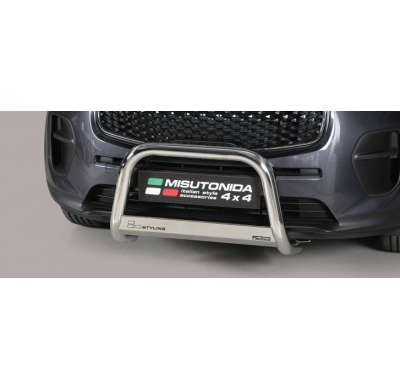 Defensa Delantera Acero Inox Kia Sportage 16> Diametro 63 Homologada Misutonida