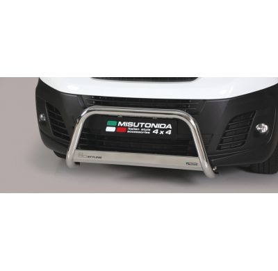 Defensa Delantera Acero Inox Peugeot Expert 16> ø 63 Homologada - Misutonida Italia