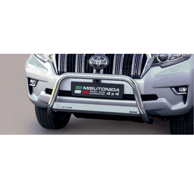 Defensa Delantera Acero Inox Toyota Land Cruiser 150 18> (Suitable With Camera and Park Sensors) ø 63 Homologada - Misutonida It