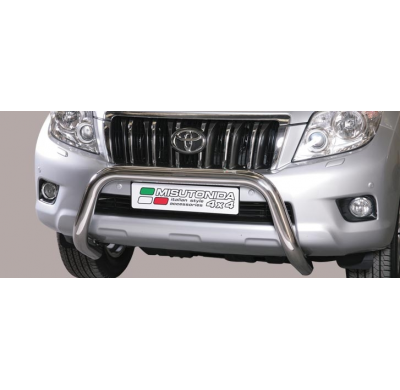 Defensa Delantera Acero Inox Homologacion Ec Toyota Land Cruiser 150 14> (Suitable With Camera & Park Sensors) Diametro 76mm Mis