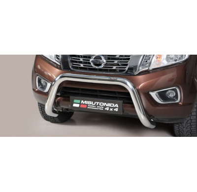 Defensa Delantera Acero Inox Nissan Np 300 Navara 16> Diametro 76 Homologada Misutonida