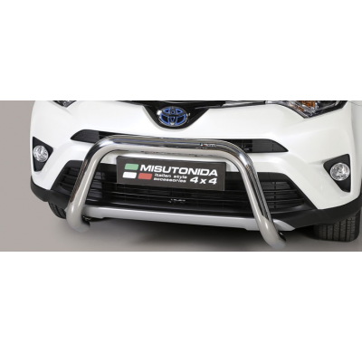 Defensa Delantera Acero Inox Toyota Rav 4/Hybrid 16> Diametro 76 Homologada Misutonida