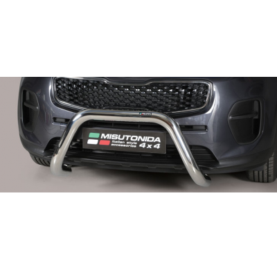 Defensa Delantera Acero Inox Kia Sportage 16> Diametro 76 Homologada Misutonida