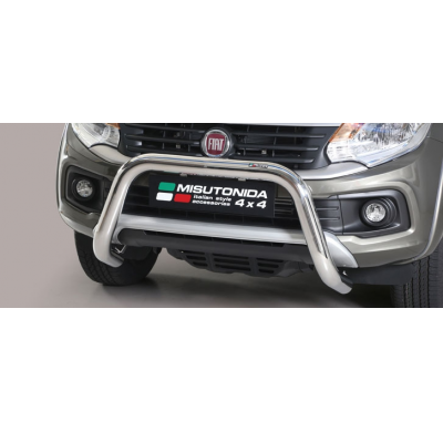 Defensa Delantera Acero Inox Fiat Fullback 16> Diametro 76 Homologada Misutonida