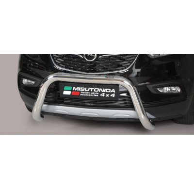 Defensa Delantera Acero Inox Opel Mokka X ø 76 Homologada - Misutonida Italia