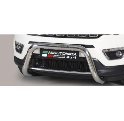 Defensa Delantera Acero Inox Jeep Compass 17> ø 76 Homologada - Misutonida Italia