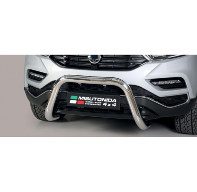 Defensa Delantera Acero Inox Ssangyong Rexton/Musso 18 > ø 76 Homologada - Misutonida Italia