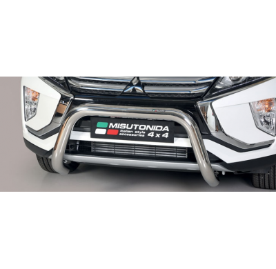 Defensa Delantera Acero Inox Mitsubishi Eclipse Cross 18> ø 76 Homologada - Misutonida Italia