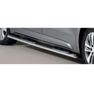 Estriberas Laterales Acero Inox Jeep Compass 17 >  Oval Grand Pedana