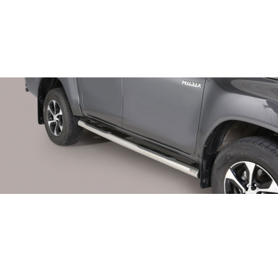 Estriberas Laterales Acero Inox Toyota Hi Lux Double Cab 16>    Misutonida Italia
