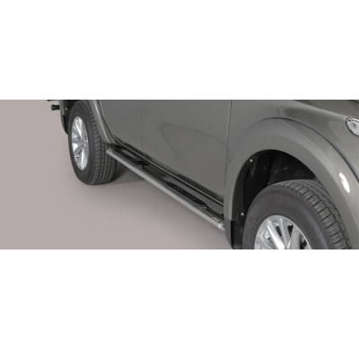 Estriberas Laterales Ovaladas Acero Inox Mitsubishi L 200 D.C.15>   Misutonida Italia