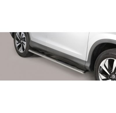Estriberas Laterales Ovaladas Acero Inox Honda Cr-V 16>   Misutonida Italia