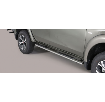 Estriberas Laterales Ovaladas Acero Inox Fiat Fullback D.C. 16>   Misutonida Italia