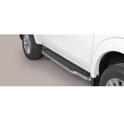 Estriberas Laterales Acero Inox Mitsubishi L 200 Club Cab 15> Long  Misutonida Italia