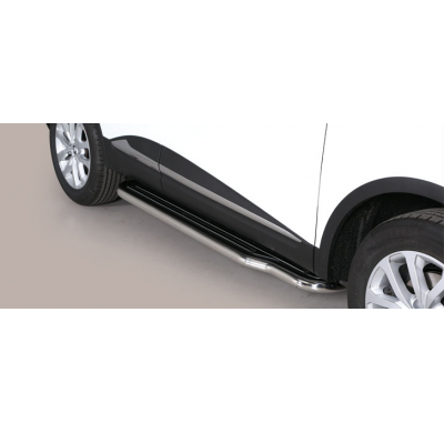 Estriberas Laterales Acero Inox Renault Kadjar 15> Long  Misutonida Italia