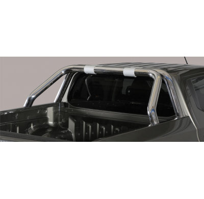 Roll Bar Acero Inox 2 Tubos Mitsubishi L 200 D.C.15> ø76  Misutonida Italia