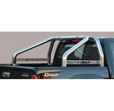 Roll Bar Acero Inox 2 Tubos Isuzu D-Max D.C. 07/12 ø76  Misutonida Italia