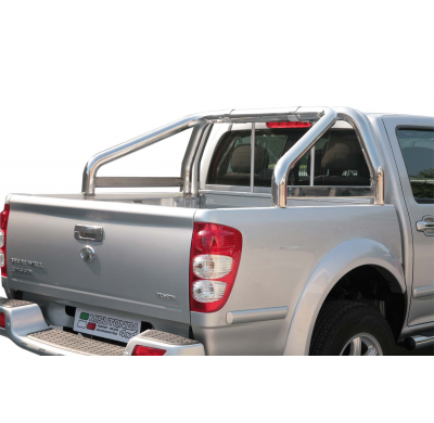Roll Bar Acero Inox 2 Tubos Great Wall Wingle D.C. 09/11 ø76  Misutonida Italia