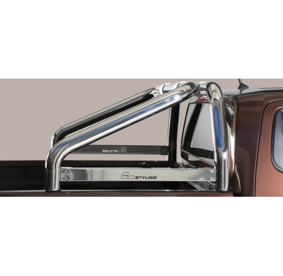 Roll Bar Acero Inox 2 Tubos Nissan Np 300 Navara 16> ø76  Misutonida Italia