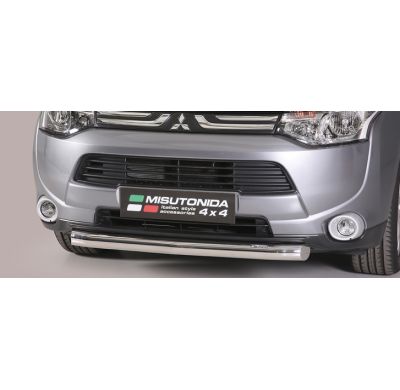 Protector Paragolpes Delantero Acero Inox Mitsubishi Outlander 13/15   Misutonida