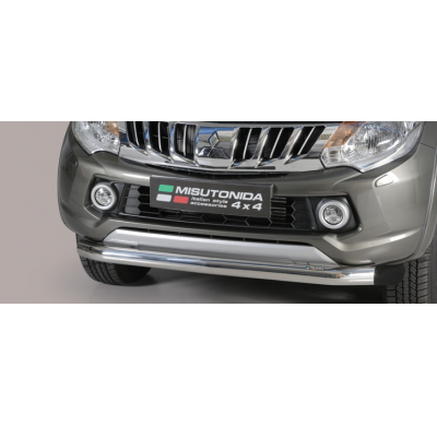 Protector Paragolpes Delantero Acero Inox Mitsubishi L200 D.C./Club Cab 15>   Misutonida