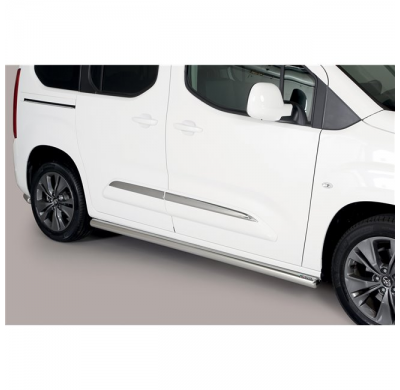 Estriberas Tps  Acero Inox Toyota Proace City Verso 19> L1 Short  (With St. Steel Caps) ø 63