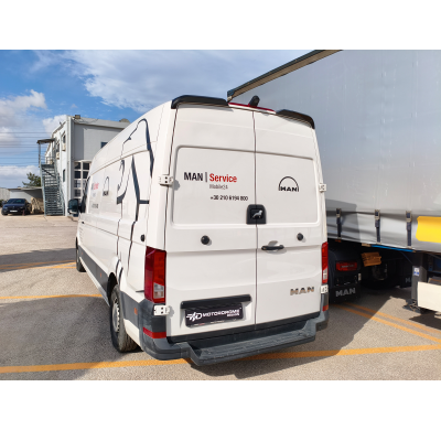 Aleron de techo V.2 Dos puertas traseras Volkswagen Crafter Mk2 Techo alto H2 / MAN TGE Techo alto H2 (2017-) Motordrome