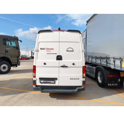 Aleron de techo V.2 Dos puertas traseras Volkswagen Crafter Mk2 Techo alto H2 / MAN TGE Techo alto H2 (2017-) Motordrome