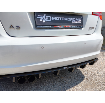 Difusor trasero Audi A3 8P Sportback (2008-2012)  8P (2003-2012) Motordrome