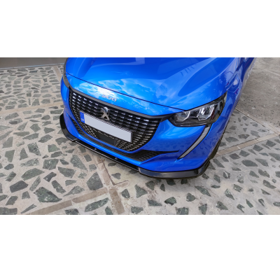Splitter delantero V.1 Peugeot 208 Mk2 (2019-2023) Motordrome