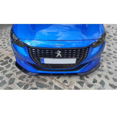 Splitter delantero V.1 Peugeot 208 Mk2 (2019-2023) Motordrome