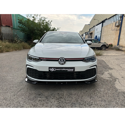 Splitter delantero Volkswagen Golf Mk8 GTI / R-Line Motordrome