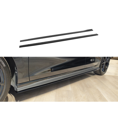 Extensiones de faldones laterales V.2 Volkswagen Golf Mk8 GTI / GTE / GTI Clubsport / R-Line (2019-2024) Motordrome