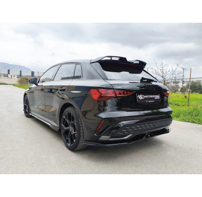 Splitter trasero Audi A3 S-Line 8Y Facelift Sportback (2024-) Motordrome