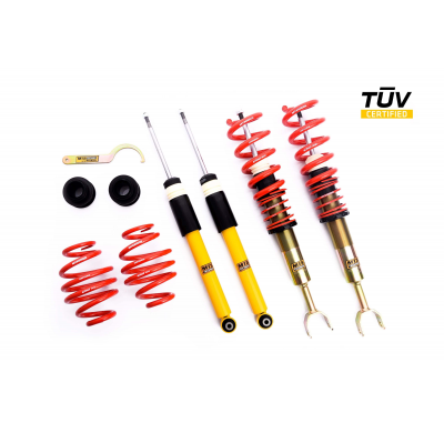 Kit roscado MTS TECHNIK Street Gold Audi A6 C5 (4B)  Año: 01/97 - 08/05 Con TUV  SIN Copelas parte delantera - SIN Copelas parte