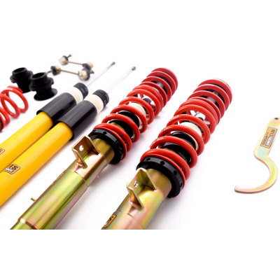 Kit roscado MTS TECHNIK Street Gold BMW 3 (E46)  Año: 02/98 - 02/07 Con TUV  SIN Copelas parte delantera - SIN Copelas parte tra