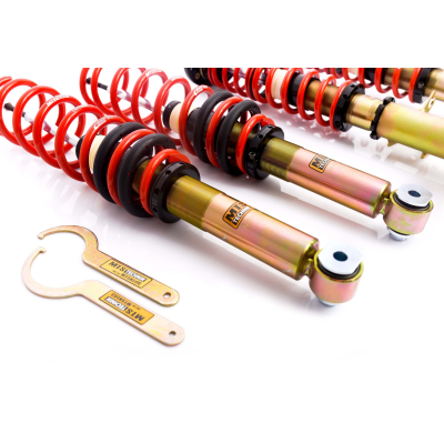 Kit roscado MTS TECHNIK Sport Gold BMW 5 (E34)  Año: 01/88 - 12/95 Con TUV  CON Copelas parte delantera - SIN Copelas parte tras