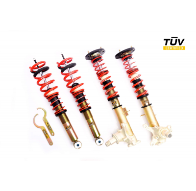 Kit roscado MTS TECHNIK Street Gold BMW 7 (E32)  Año: 09/86 - 09/94 Con TUV  CON Copelas parte delantera - SIN Copelas parte tra