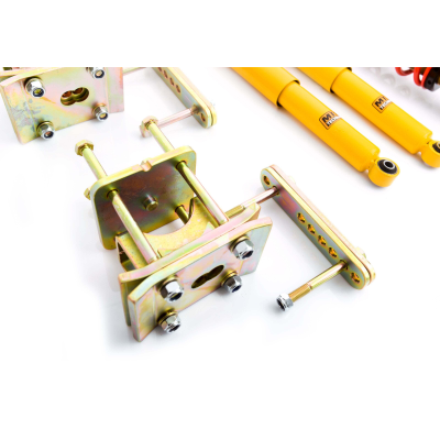 Kit roscado MTS TECHNIK Street Gold Volkswagen CADDY I (14)  Año: 08/79 - 07/92 Con TUV  SIN Copelas parte delantera - SIN Copel