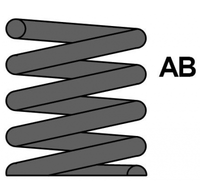Muelle reforzado trasero MERCEDES-BENZ 190 TYPE W201, Saloon, 4-puertas  190 D 2.5  Año: 04/1985-08/1993 Maxtrac