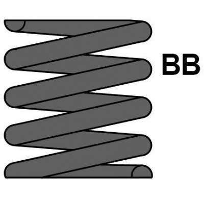 Muelle reforzado trasero LAND ROVER TYPE AE, AN, HAA, HAB, HAM, HBM, RE, RN, off-road (Classic), 3 & 5-puertas  3.5  Año: 07/197
