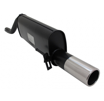 Escape trasero deportivo acero Opel Corsa D D 1.0 / 1.2 / 1.4 / 1.3 CDTI / 1.7 CDTI only pre-facelift 2006-2010 1x90mm Novus